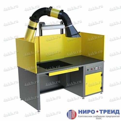 Стол сварщика СС-02-07 с вытяжным устройством