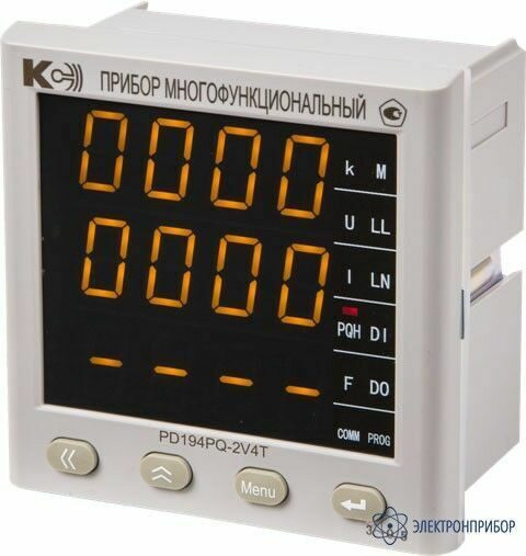 PD194PQ-2K4T-A — многофункциональный цифровой электроизмерительный прибор (многостраничная модификация, повышенной точности)